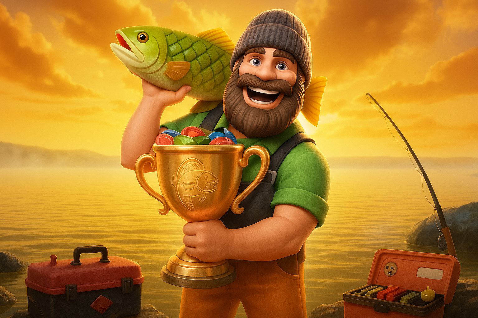 Big Bass Trophy Catch